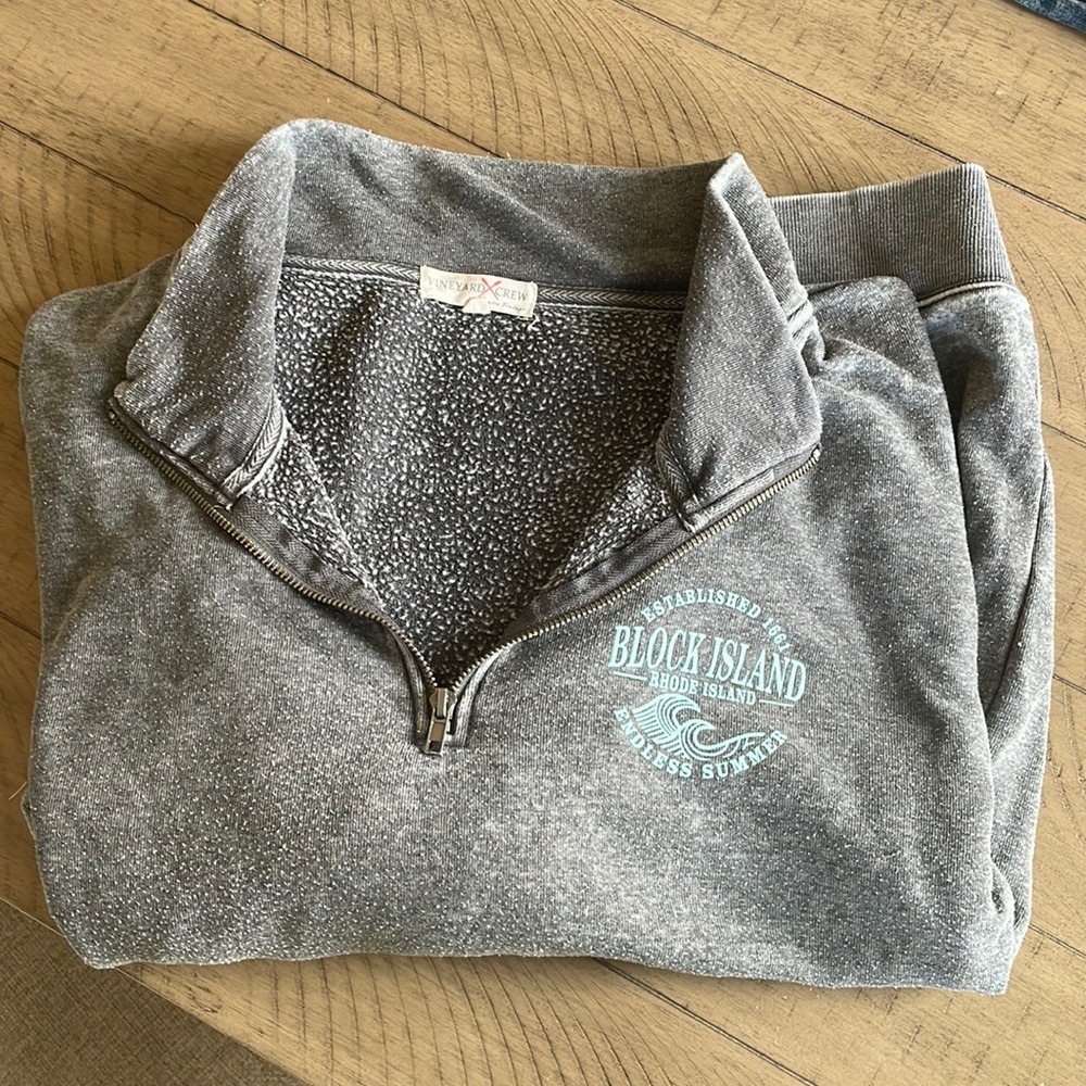 VGUC Block Island Men’s soft 1/4 zip - L - Picture 1 of 1
